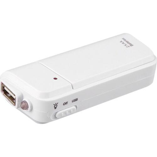 Universal Portable USB Emergency 2 AA Battery Extender Charger Power Bank Supply Box VDX99