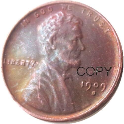 US 1909 1909S 1909VDB 1909S VDB 4 differents styles Wheat Penny Center Copper Copy Coin