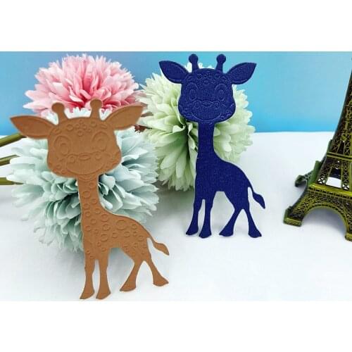 Giraffe Cutting Die Frame Branch Fustelle Metal Dies For Scrapbooking Album Paper Cards Decorative Crafts Embossing Folders