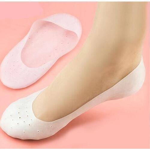 1 Pair Fashion High Quality Foot Moisturizing Sock Full Length Silicone Gel Socks Cracked Foot Care Protector For Foot Care Tool