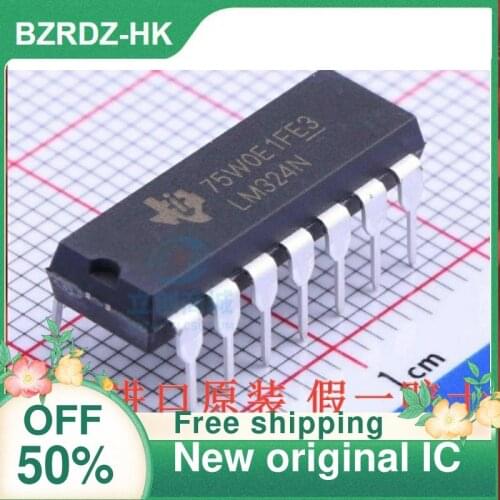 10PCS/lot LM324N DIP-14 New original IC