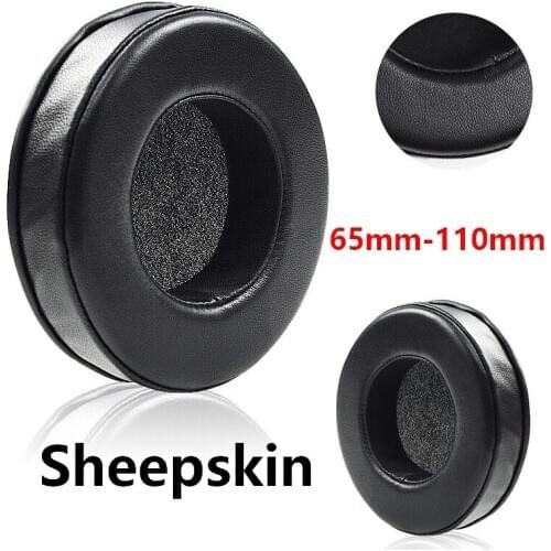 65 80MM 70MM 90MM 95-110MM Sheepskin Earpads Replacement Memory Foam Earpads Cushion for Sennheiser AKG Sony Razer Headphones