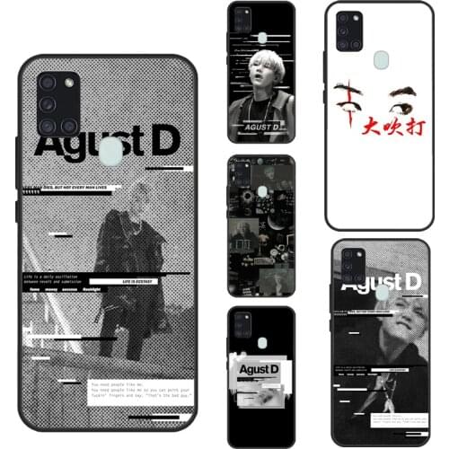 Agust D Suga King Case For Samsung A12 A52 A51 A71 A31 A11 A10 A20 A30 S A40 A50 A70 A21S A20e A72 A42 A32