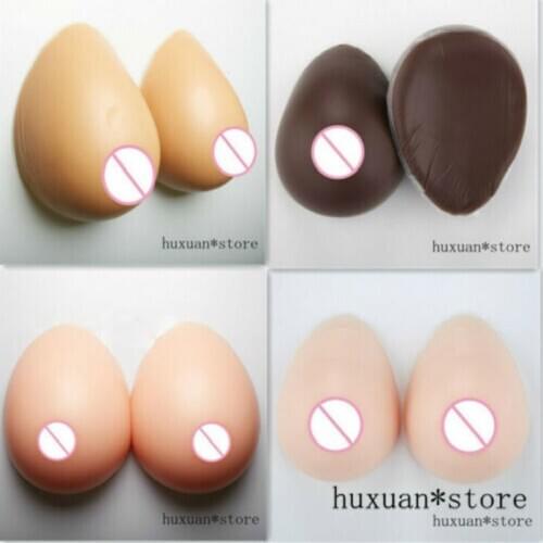 E Cup 1400g Silicone Fake Breast Form Top Realistic Big Soft Boobs Crossdresser Transgender Queen Transvestite Mastectomy Bra