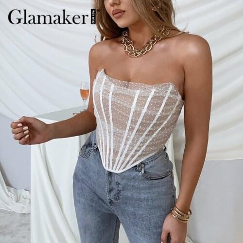 Женские топы и футболки Glamaker China At AliExpress