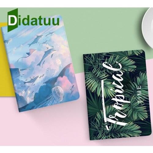 Landscape Painting Mountain Leather Cover for Ipad Mini 1 2 3 4 5 7.9 inch Ipad 234 9.7inch Air 1 2 9.7 Air 3 4 10.5 10.9 10 .2