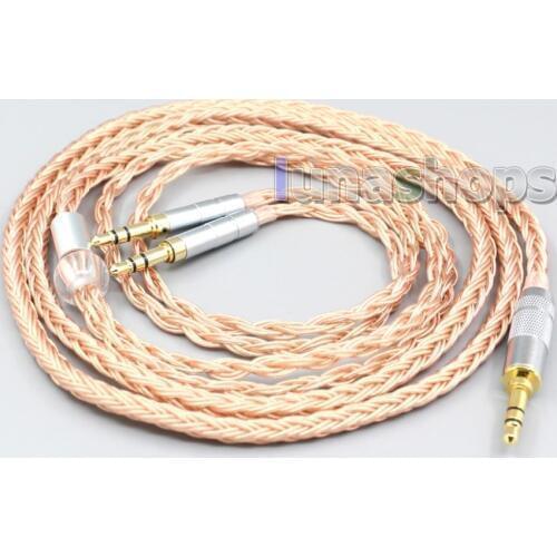 LN006998 Balanced 16 Core 99% 7N OCC Earphone Cable For Focal Clear Elear Elex Elegia Stellia earphone headset