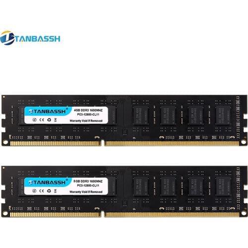 Heat sink DDR3 8GB RAM DDR3 4GB 1333MHz Desktop Memory Module 240pin 1.5V sell 4GB/8GB New DIMM for Intel TANBASSH
