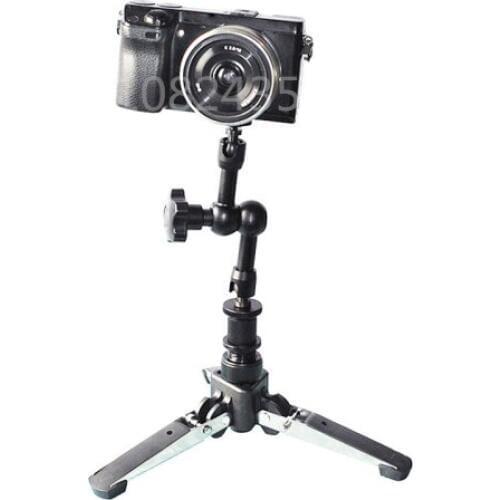 DSLR Camera 11inch Magic Arm 1/4 Screw Three feet 3 Legs Monopod Base Stand Unipod Holder Support For Canon 6D For nikon Tripod