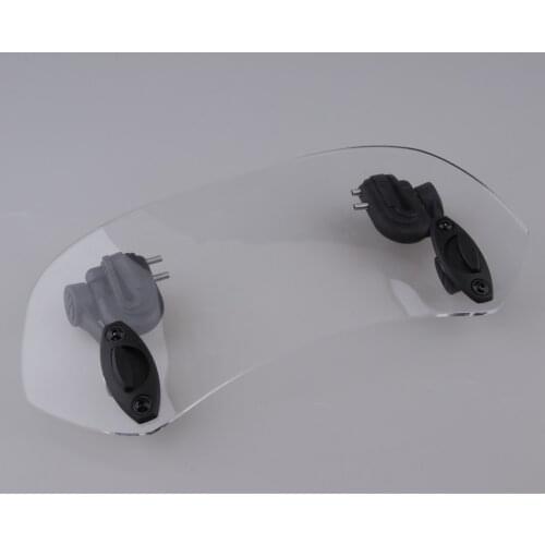 Motorcycle Scooter Windshield Windscreen Extension Spoiler Wind Deflector