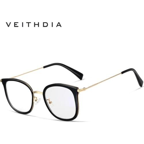 VEITHDIA Unisex Fashion Men Eyeglasses Frame Women Glasses Frame Vintage Glasses Optical Spectacle Frame 1232