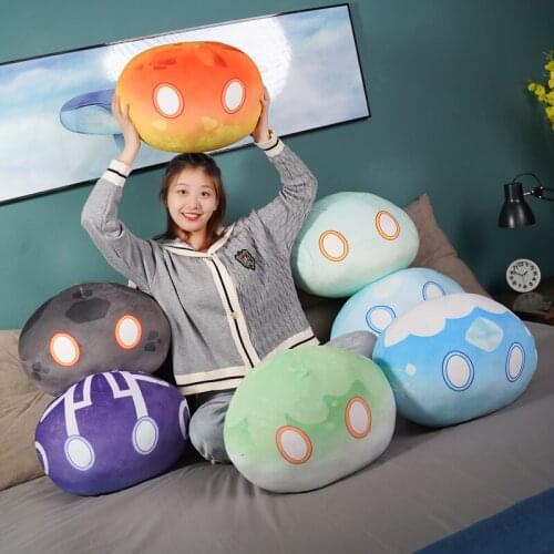 25/35/50cm Huge Game Genshin Impact Cosplay Slime Plush Dolls Keli Pillow Man Woman Plush Toys Girls Boys Kids Gift