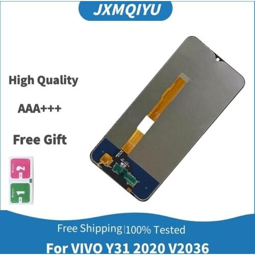 Original Display 6.58" For VIVO Y31 2020 V2036 LCD Display Screen Touch Digitizer Panel