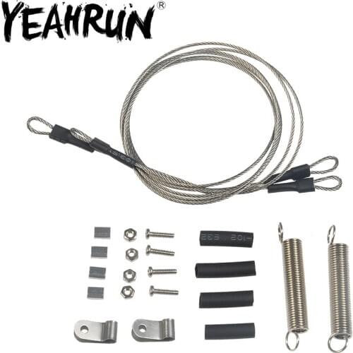 RC Car Steel Rope Set RC Crawler Modified Parts Steel Rope for 1/10 TRX-4 TRX4 RC Crawler Parts RC Toys Lovers