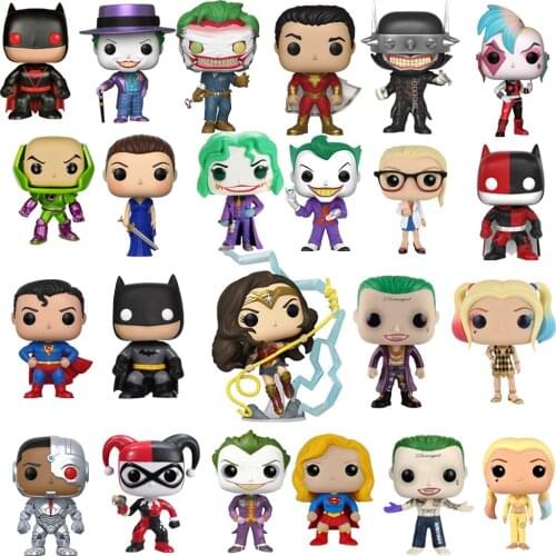 Super Heroes Figures Amazing Movie Roles Collection Doll Birthday Gift Superhero Cartoon Q Version Model Toys Dolls