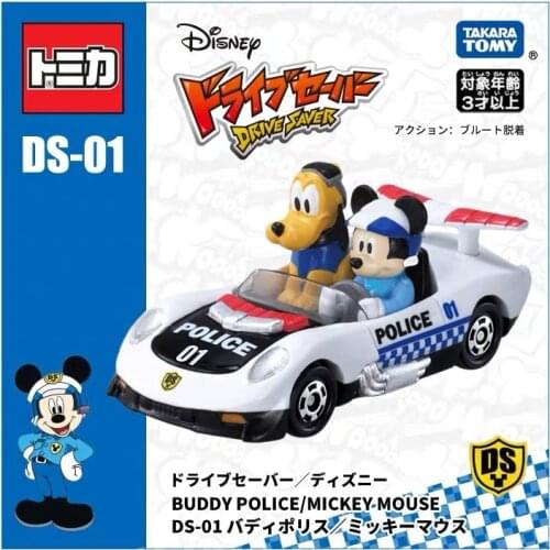 Tomy Alloy Car Model Toys Mickey Goofy Metal Diecast Toy DS-01 DS-02 DS-03 DS-04 Cars Collection Model Kids Toy Vehicles Gift