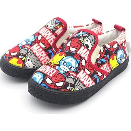 Disney cartoon girls casual shoes indoor dance shoe Minnie canvas single shoes soft sole non-slip hero boy lazy shoes breathable
