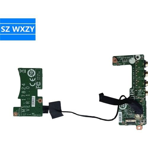 For MSI GT72 GT72S Laptop AUDIO USB Optical Drive Connection BOARD With Cable MS-17824 MS-1782A MS-1782C 100% Tested Fast Ship
