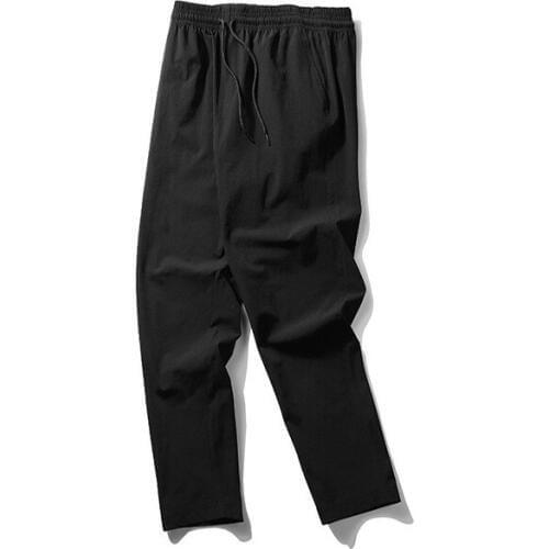 Spring Casual Suit Pants Fashion Trousers Mens Pants Loose Sports Straight Business Streetwear Men Western-style Trousers