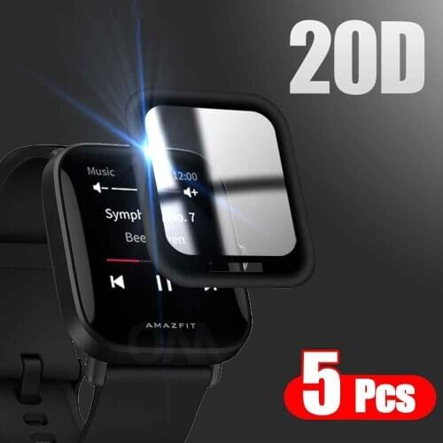 20D Full Coverage Screen Protector for Xiaomi Huami Amazfit Bip U / U Pro Smart Watch Hydrogel Protective Film (Not Glass