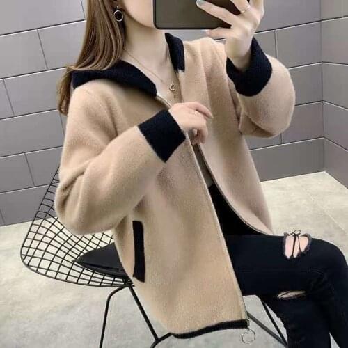 Suofun Sweet Hooded Used Vest Jas Short Reef Dress New Nerds Like Trui For In 2021 Fashion Womens Autumn And Winter Jacket