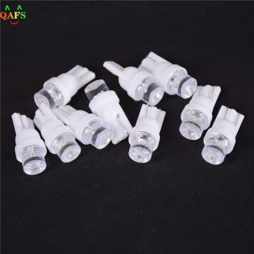 10pcs DC 12V T10 car White LED 194 168 SMD W5W Wedge Side Light Bulbs Car External Clearance Lights Wedge Side Bulbs