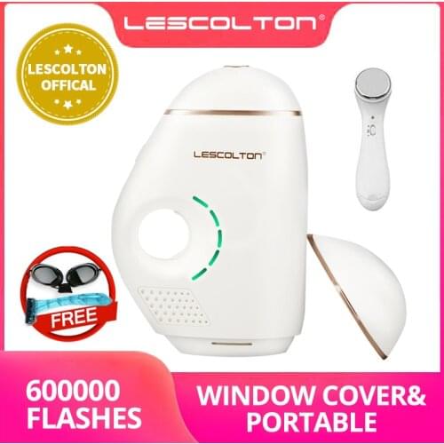 2021 Lescolton IPL Epilator Laser Hair RemovaL for Women Men 600000 Flash Depilator Bikini Trimmer Permanent Hair Removal Device