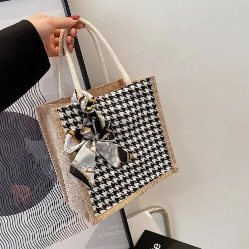 2021 Food Cooler Bag Lunch Portable Thermal Lunch Bag for Women Men Kids Large Striped Insulated Lunch Box Bag Tote Silk Scarf