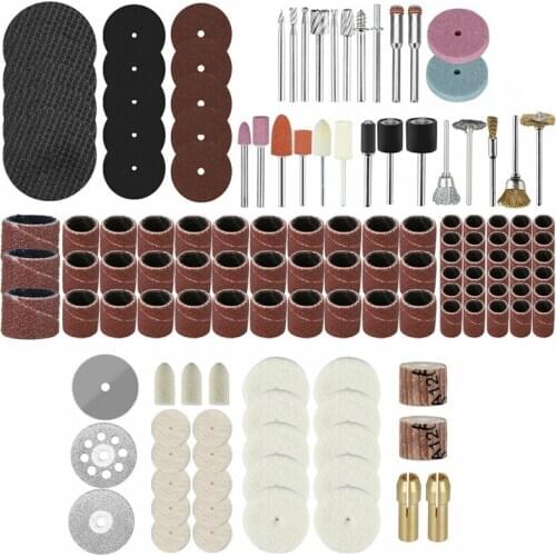 217Pcs Rotary Drill Tool Accessories Bit Set Polishing Kit for Dremel Grinding