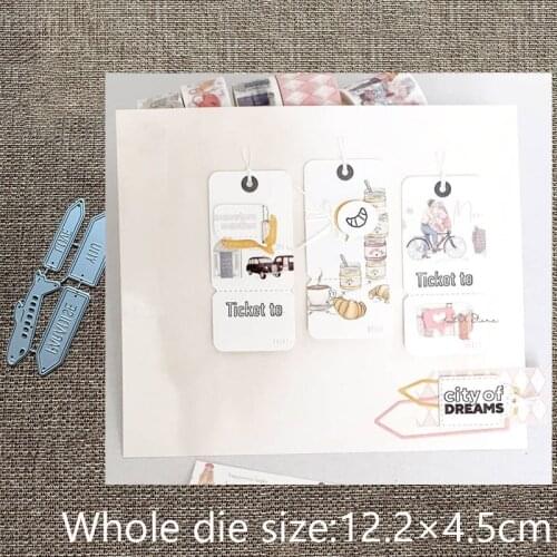 XLDesign Craft Metal Cutting Dies stencil mold 4pcs indicator decoration scrapbook Album Paper Card Craft Embossing die cuts