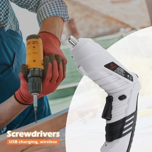 Classic USB Charging Cordless Mini Electrical Screwdriver 3.6V Rechargeable Hand Drill Multifunctional Drill Power Tools