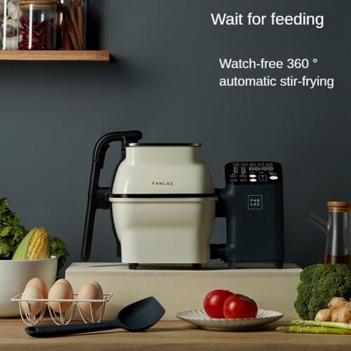 Automatic Cooking Machine FL-M1302 Lazy Cooking Fried Rice Machine Wok Smart Cooking Robot Stir-fry 360 Degrees Automatically