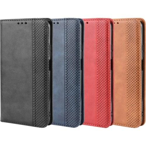 For Huawei Y9S Case 6.59 inch Luxury Flip PU Leather Wallet Magnetic Adsorption Shockproof Case For Huawei Y9S Y9 S Phone Bags