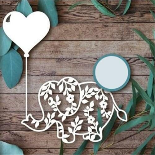 Hot Animal Elephant Dies Metal Cutting Dies for Scrapbooking Die Cut Stitch Craft Dies Troqueles New Die for 2021 Stencil