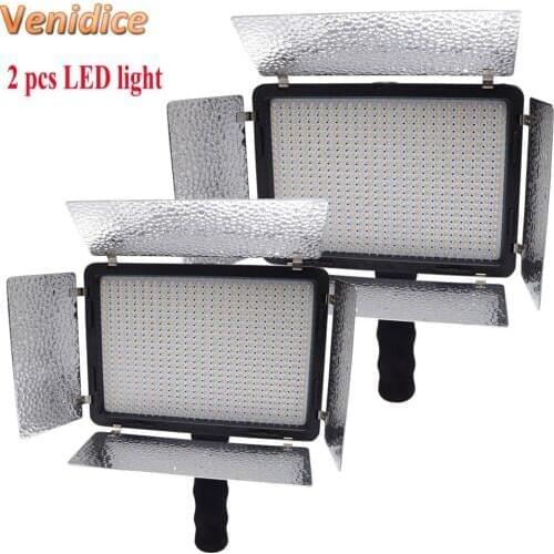 Mcoplus 2pcs 720A LED Video Light 720PCS Studio photography Lamp 3200K-5500K 4700LM for Canon Nikon Sony fujifilm DSLR Cameras