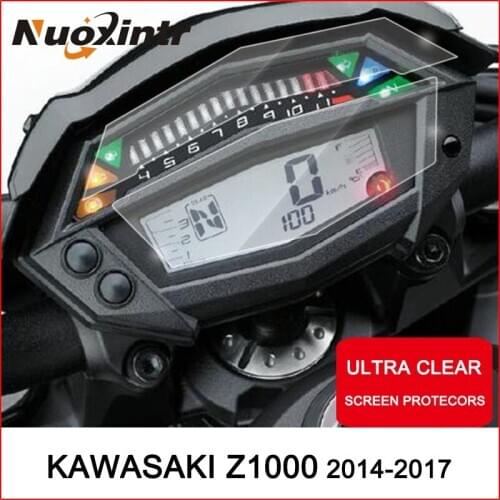 Nuoxintr Motorcycle Cluster Scratch Protection Cluster Screen Film Protector for Kawasaki Z1000 Z 1000 Z-1000 2016 2017
