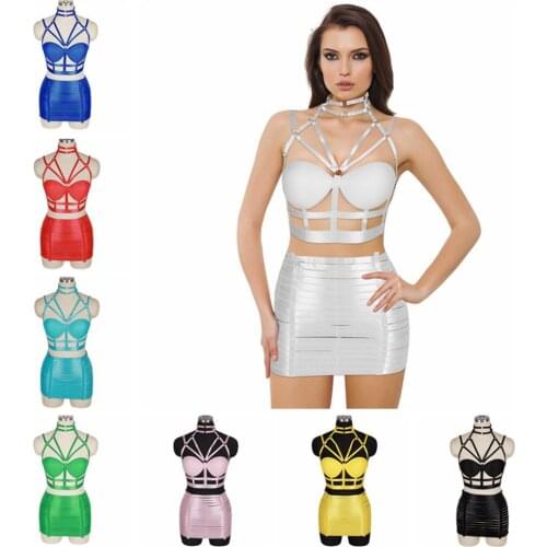 Punk Sword Belt Bra Cup Wrapped Breast Harness Fashion Bondage Buttocks Exotic Accessories Erotic Costumes Sexy Lingerie Set