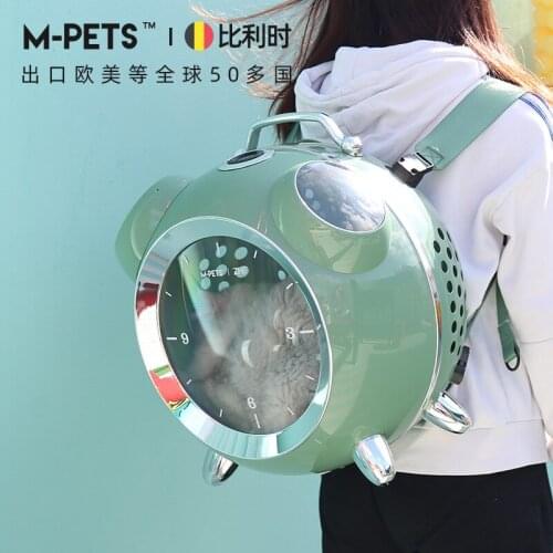 Alarm clock cat bag cat backpack suitcase car box creative travel out dog pet bag cat backpack