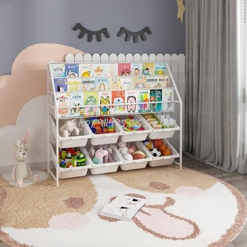 Childrens Toy Storage Racks, Toddlers, Baby Floor Storage Cabinets, Baby Picture Books, Building Blocks, Finishing Racks