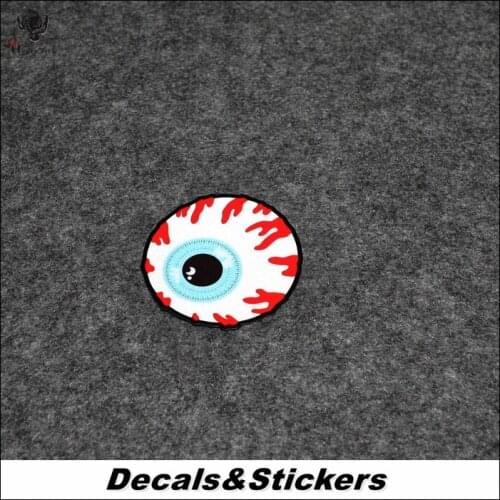 NO.L120 Horrible.Eye Ball 3M Reflective Modified Stickers Car Glass Waterproof MOTO GP Decals Racing Motorcycle