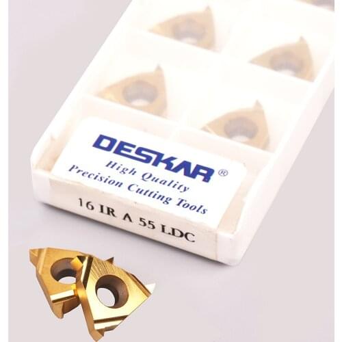 16IR A55 A60 16IR G55 G60 16IR AG55 AG60 LDC High quality Carbide CNC lathe turning insert CVD coating processing Thread inserts