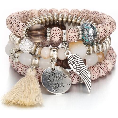 WIBERN Stone Bracelets