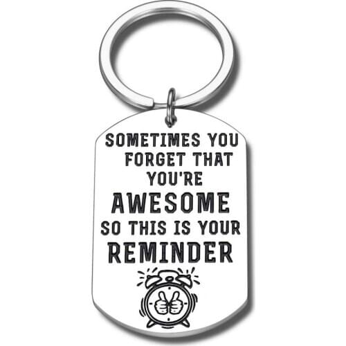 Funny Keychain Christmas Gifts for Women Men Teen Girl Boy BFF Best Friend Birthday Graduation Gift for Daughter Son