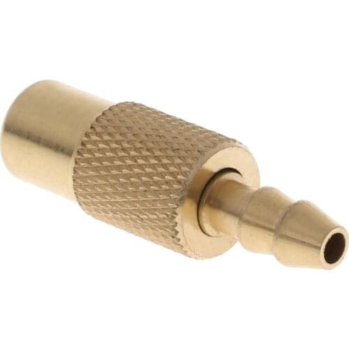 1PC Car Auto Brass 6mm Tyre Wheel Tire Air Chuck Inflator Pump Valve Clip Clamp Connector Adapter