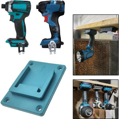 1Pcs Wall Mount Storage Mount-bracket Machine Holder Fixing Devices Electric Tool Fit For Makita 18V/LXT Bosch 18V