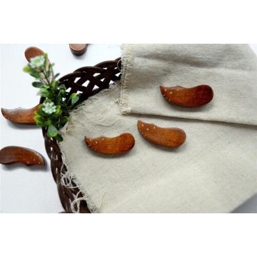 300pcs Japanese Style Wooden Schima Superba Chopsticks Holder Rest Cute Cat Tableware Chopsticks Frame 6*2*1cm lin3294