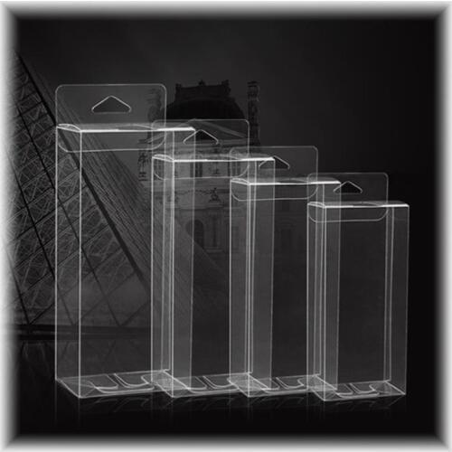 50pcs Hook Transparent PVC Phone Case Clear Plastic Boxes Storage Jewelry Gift Box Wedding Birthday Party For Gift Packing Box