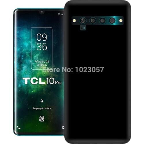 For TCL 10L 10 Pro Soft Case For TCL Plex 360 Full Protection Soft Matte Silicone Cover For TCL 10L 10 PRO