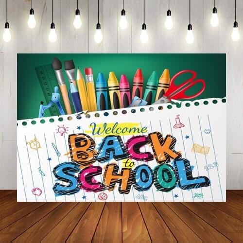 Student Back-to-School Season Series Background Child Birthday Party Decoration Studio Photography Cloth Can Be Customized