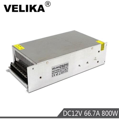 Power Supply DC12V 66.7A 800W Switching Driver Transformers 220V 110V AC to DC 12V Power Adapter for CCTV DIY LED Strip lighting